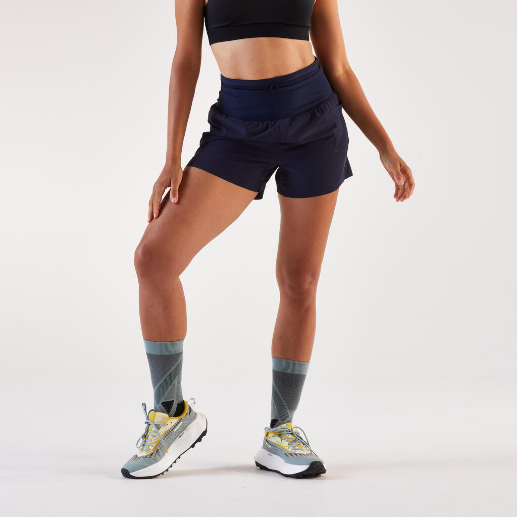 Γυναικείο Σορτς Trail Running - Kiprun Run 900 - Blue Black