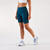 Short cycliste running femme - kiprun run 500 confort noir