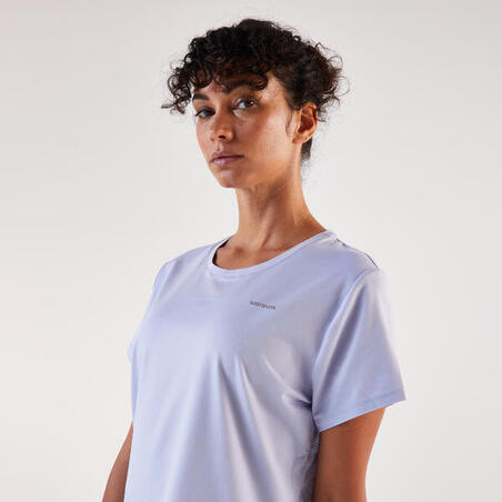 Футболка жіноча Run 500 Dry для бігу фіолетова