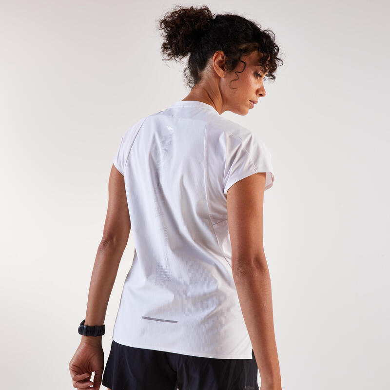 Kadın Koşu Tişörtü - Beyaz - Kiprun Run 900 Light