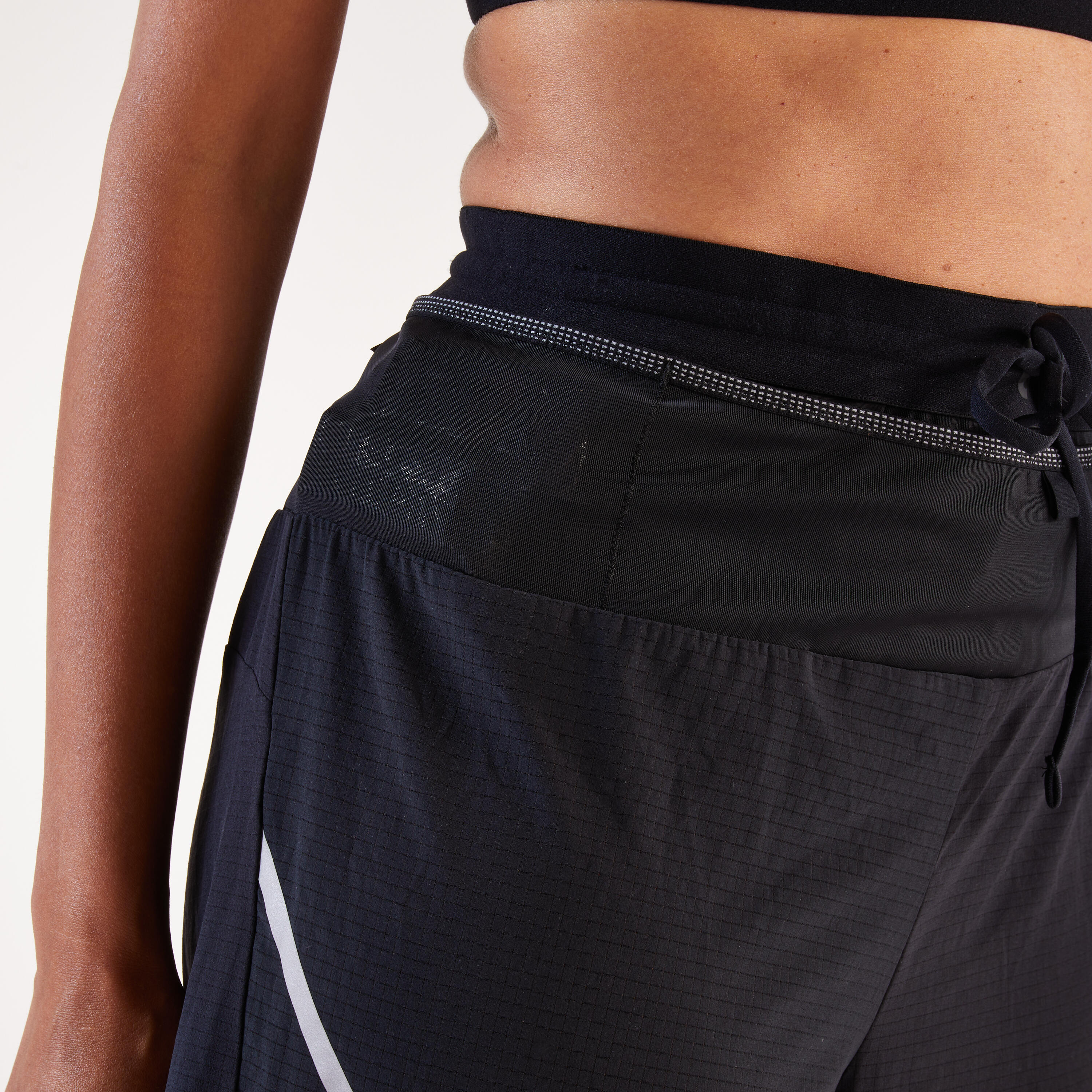 Pantaloncini baggy trail donna neri 5/10