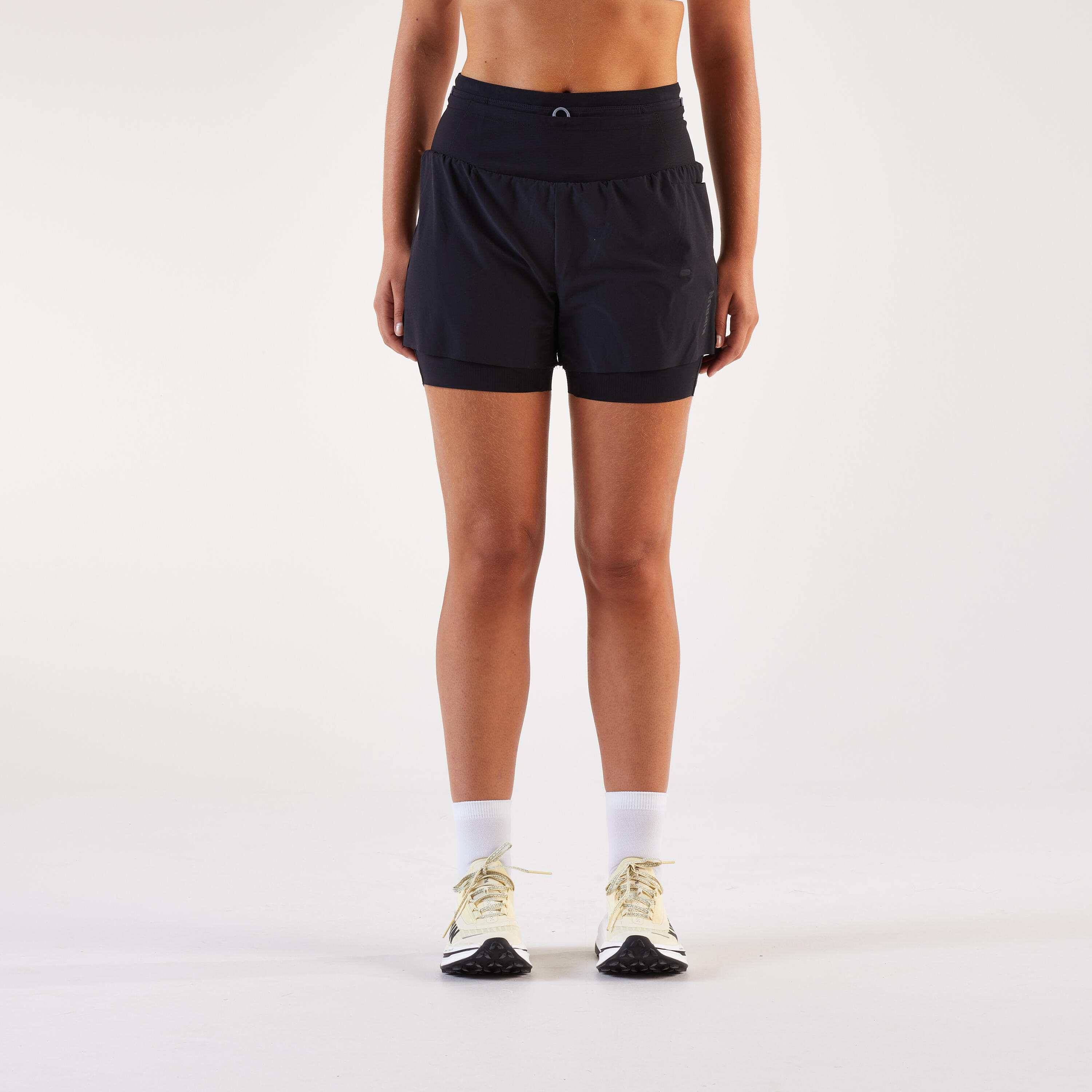 Short 2en1 de trail Femme, Kiprun Run 900 Ultra