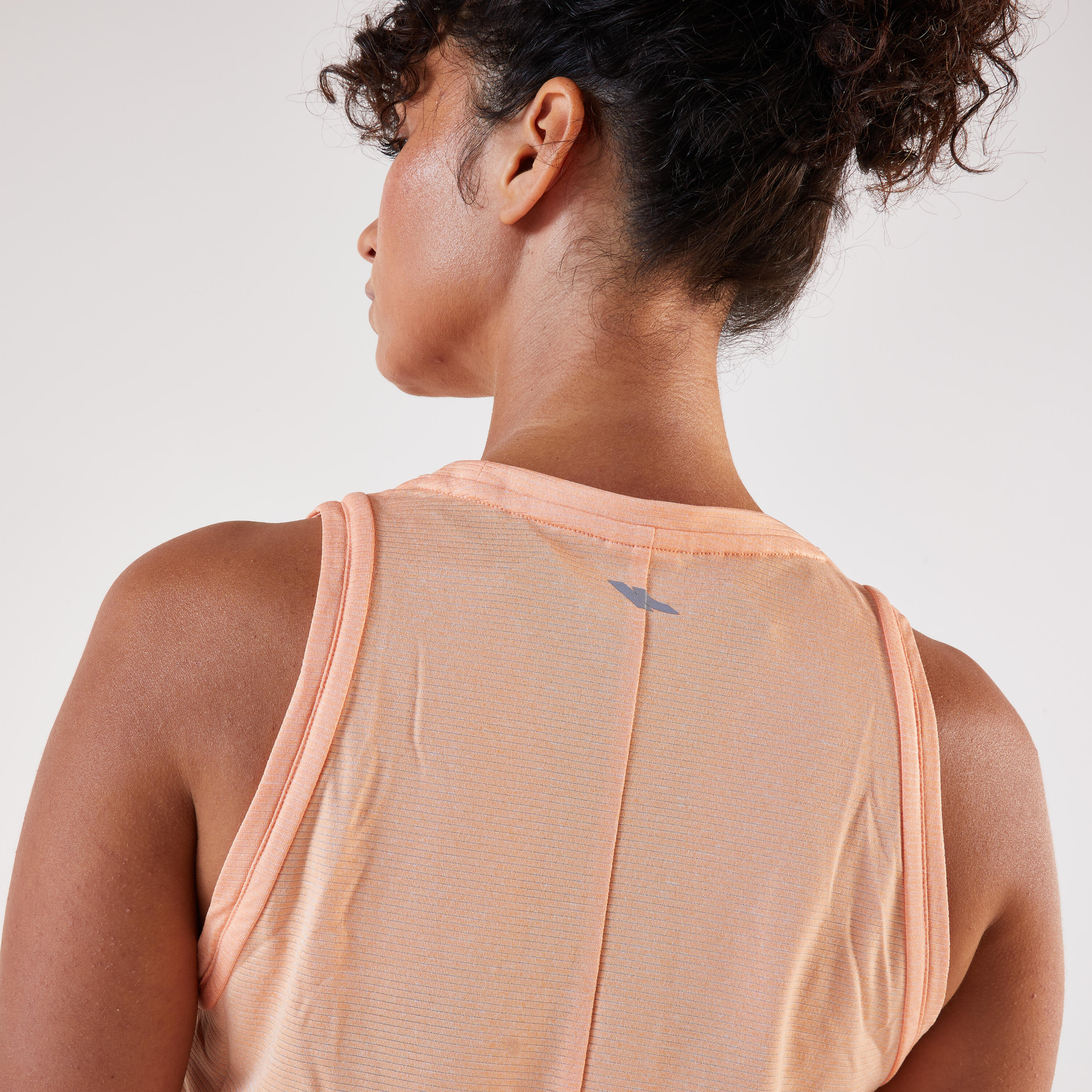 Camisole de course courte et respirante femme, Run 500 5/7