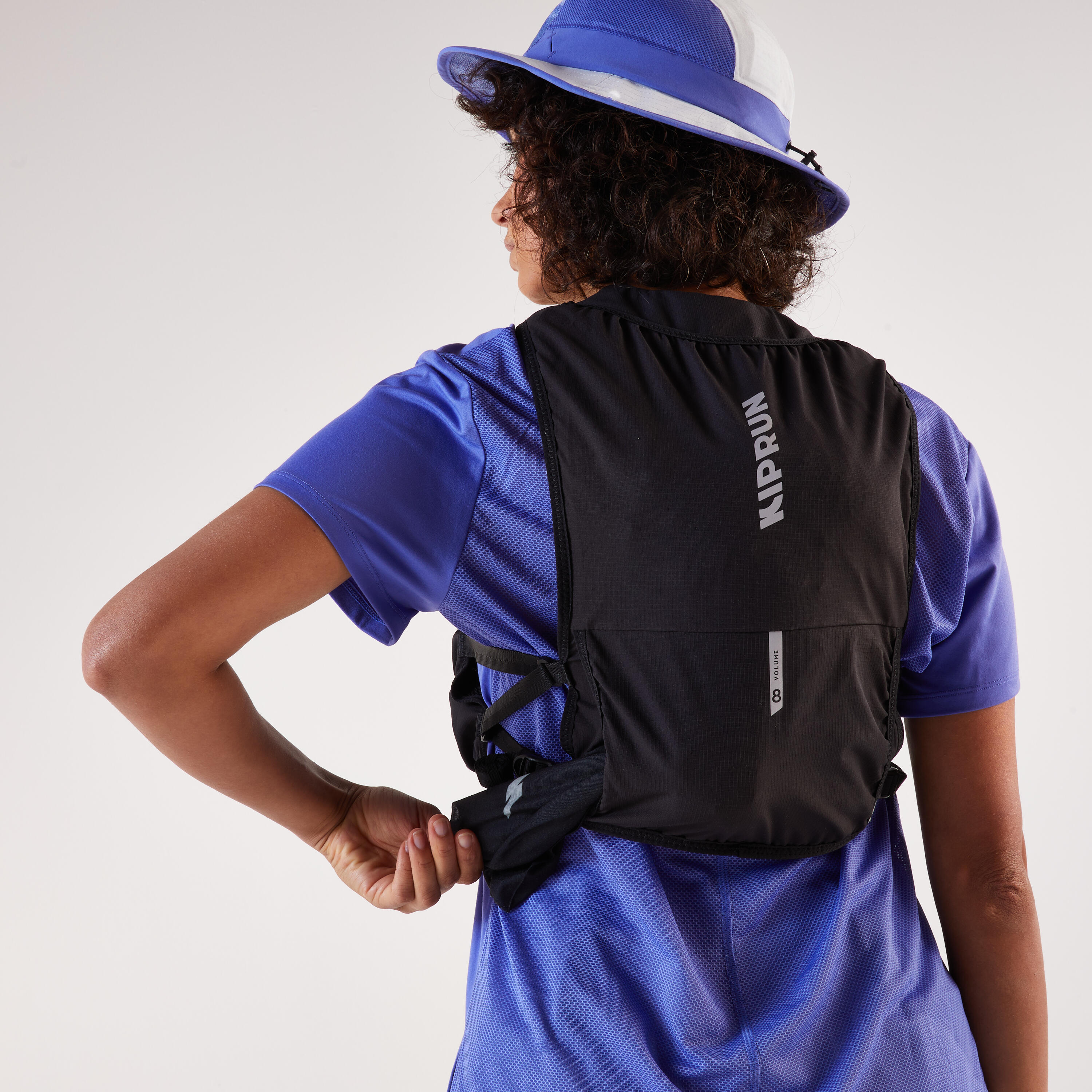 Sac d'hydratation de course en sentier 8 L + poche à eau 1 L 6/11