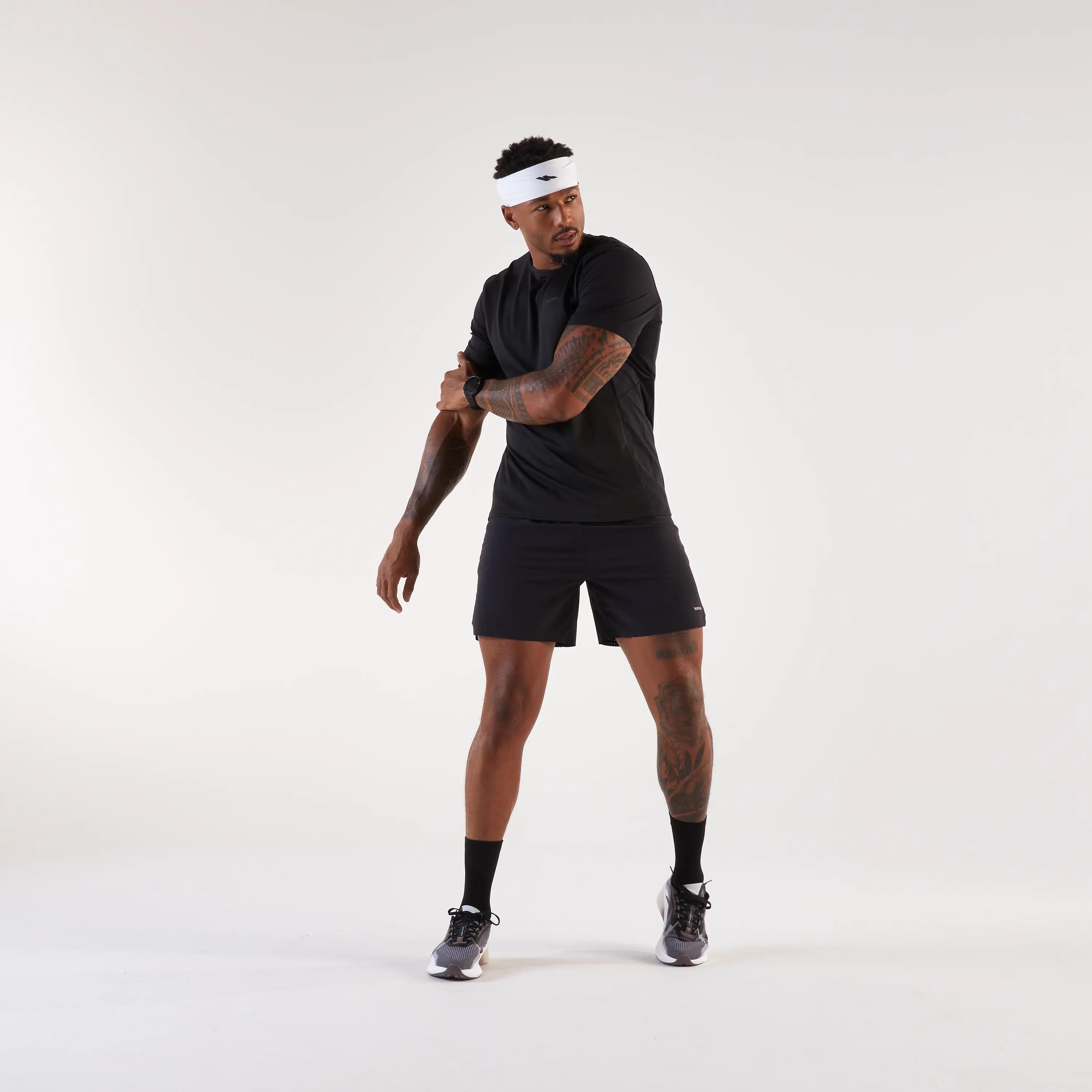 Kiprun Men’s and Women’s Running Headband White  2/8