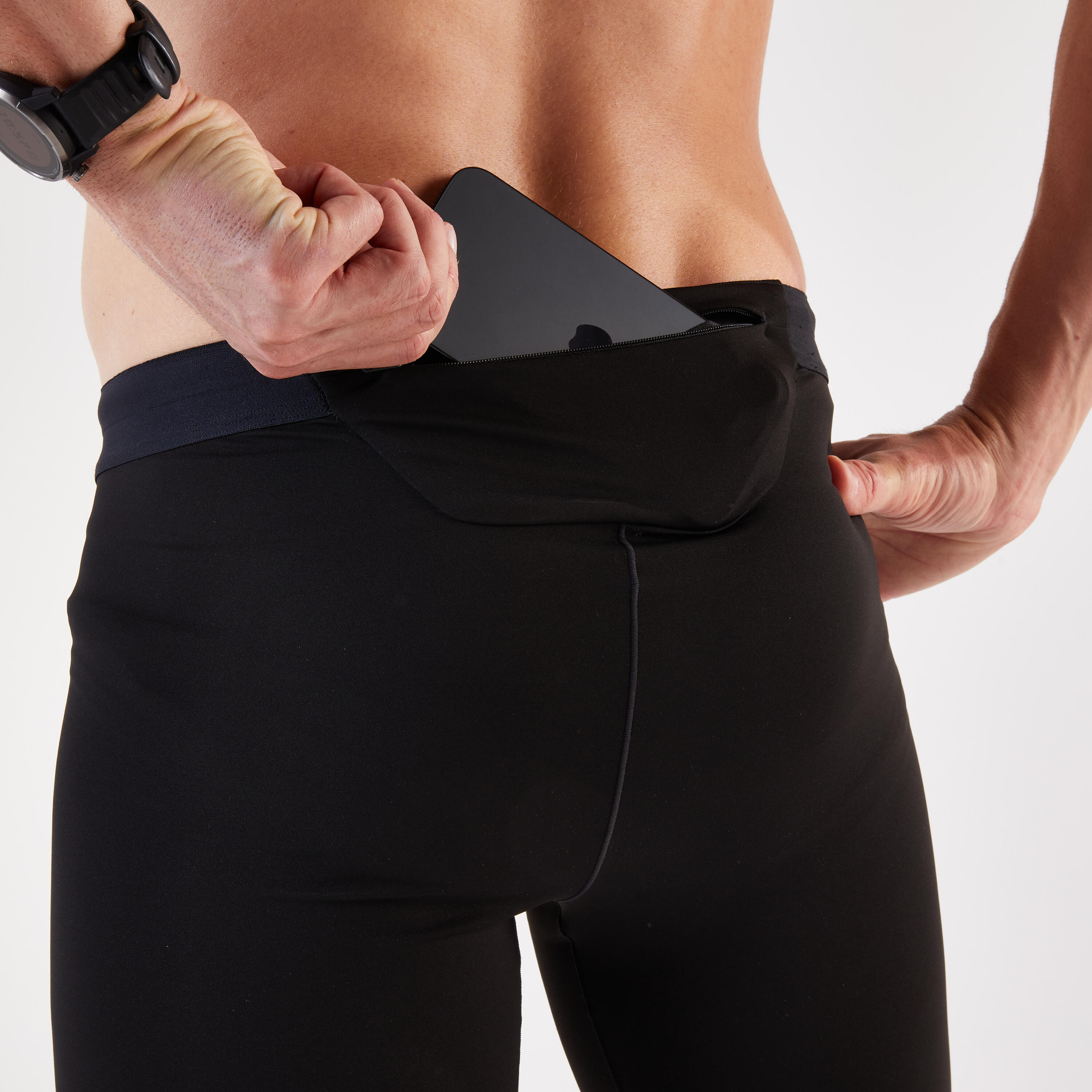 CUISSARD RUNNING HOMME KIPRUN NOIR 6/12