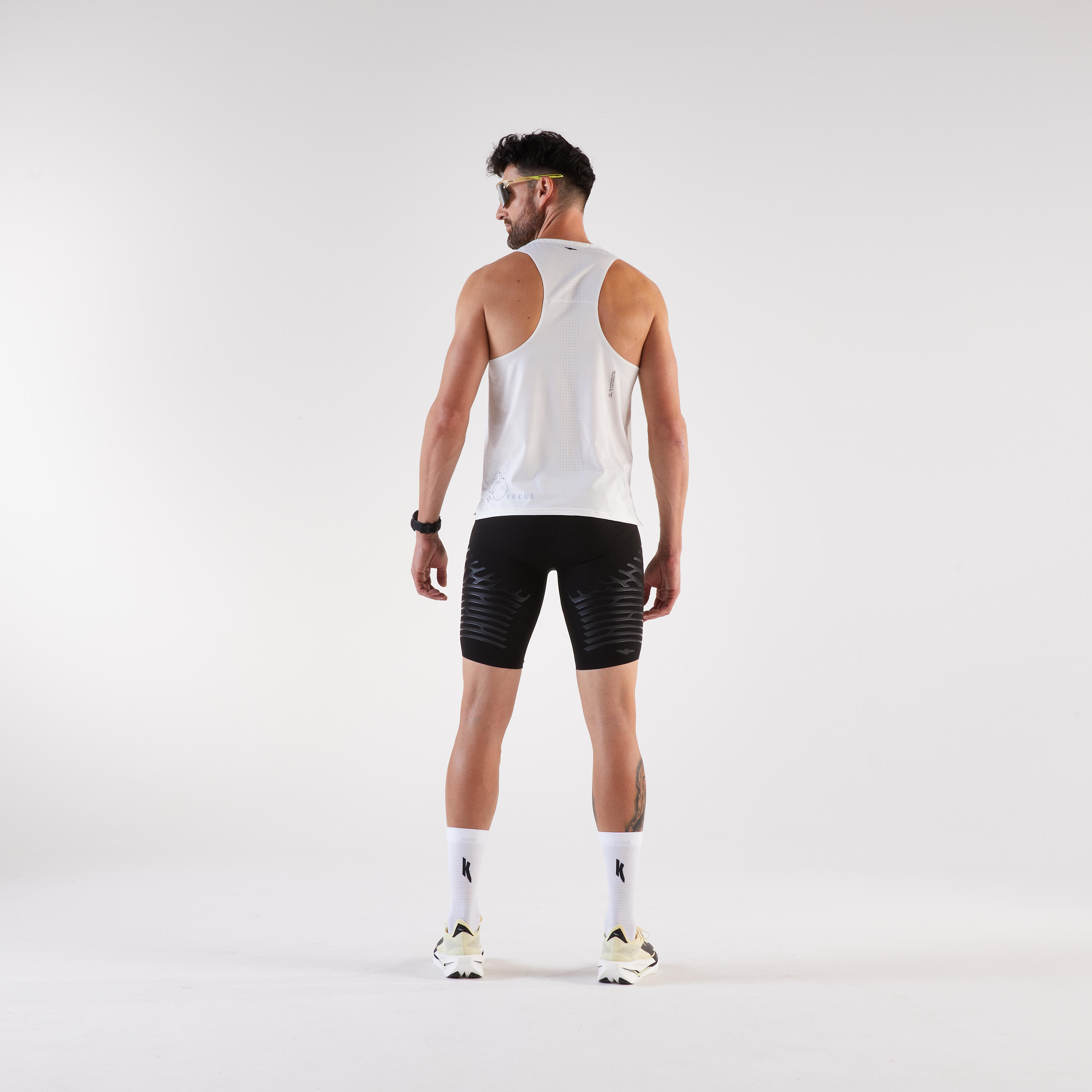 Cuissard de Trail Homme, Kiprun trail run 900 Ultra noir x RHEON 8/16