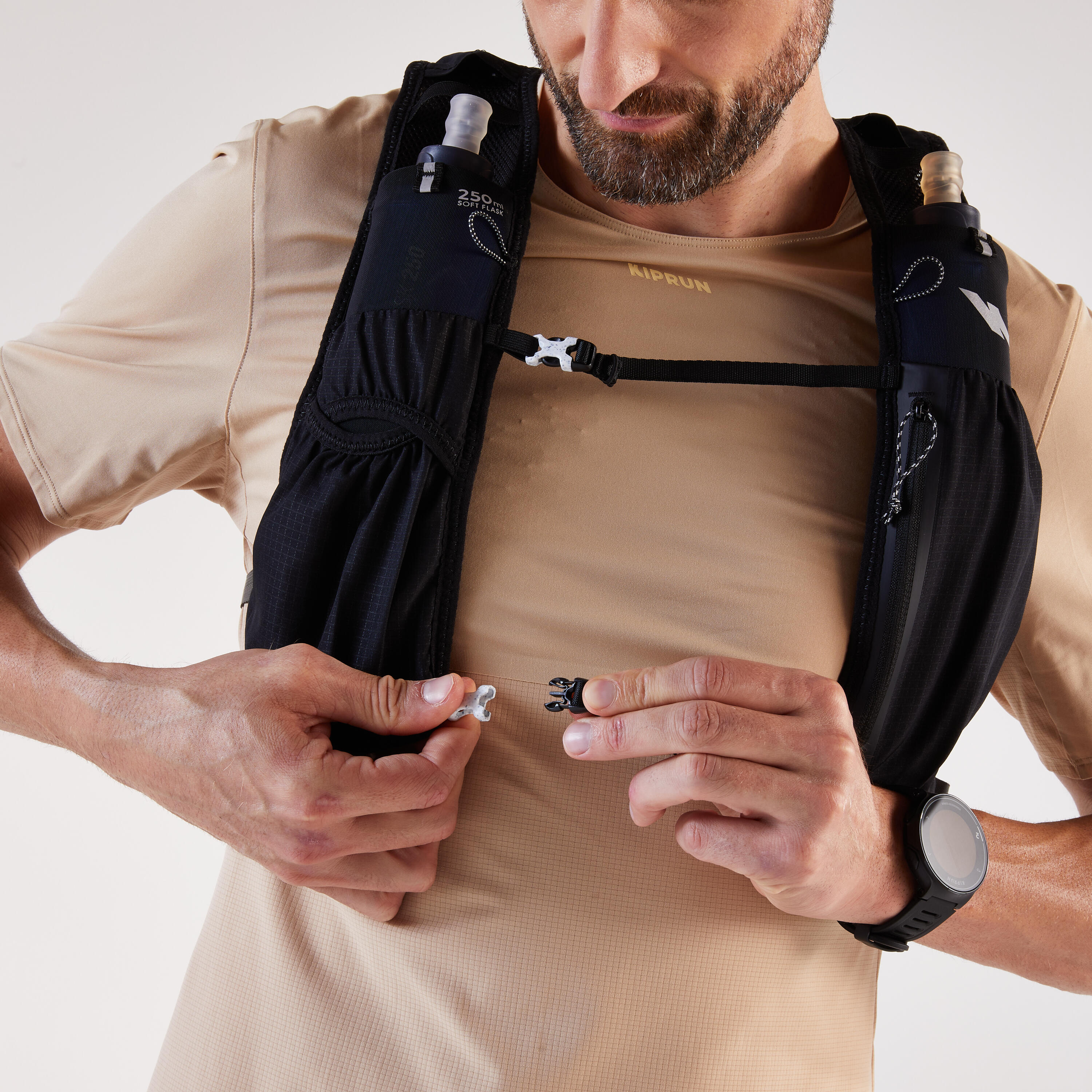 Trail Running Hydration Bag 5 L with Water Bladder 1 L - KIPRUN