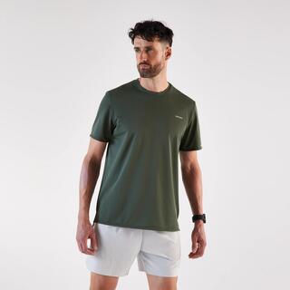 Men's Running Breathable T-Shirt Run 500 - Smoked Green