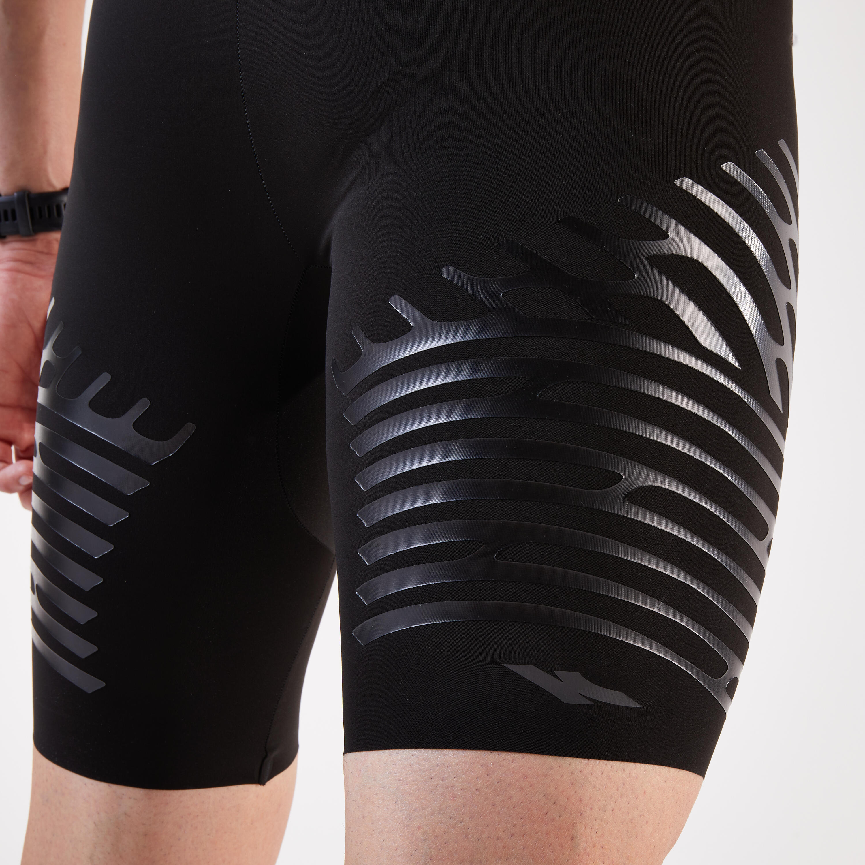 Men's Trail Running Tights Kiprun Trail Run 900 Ultra Black x RHEON