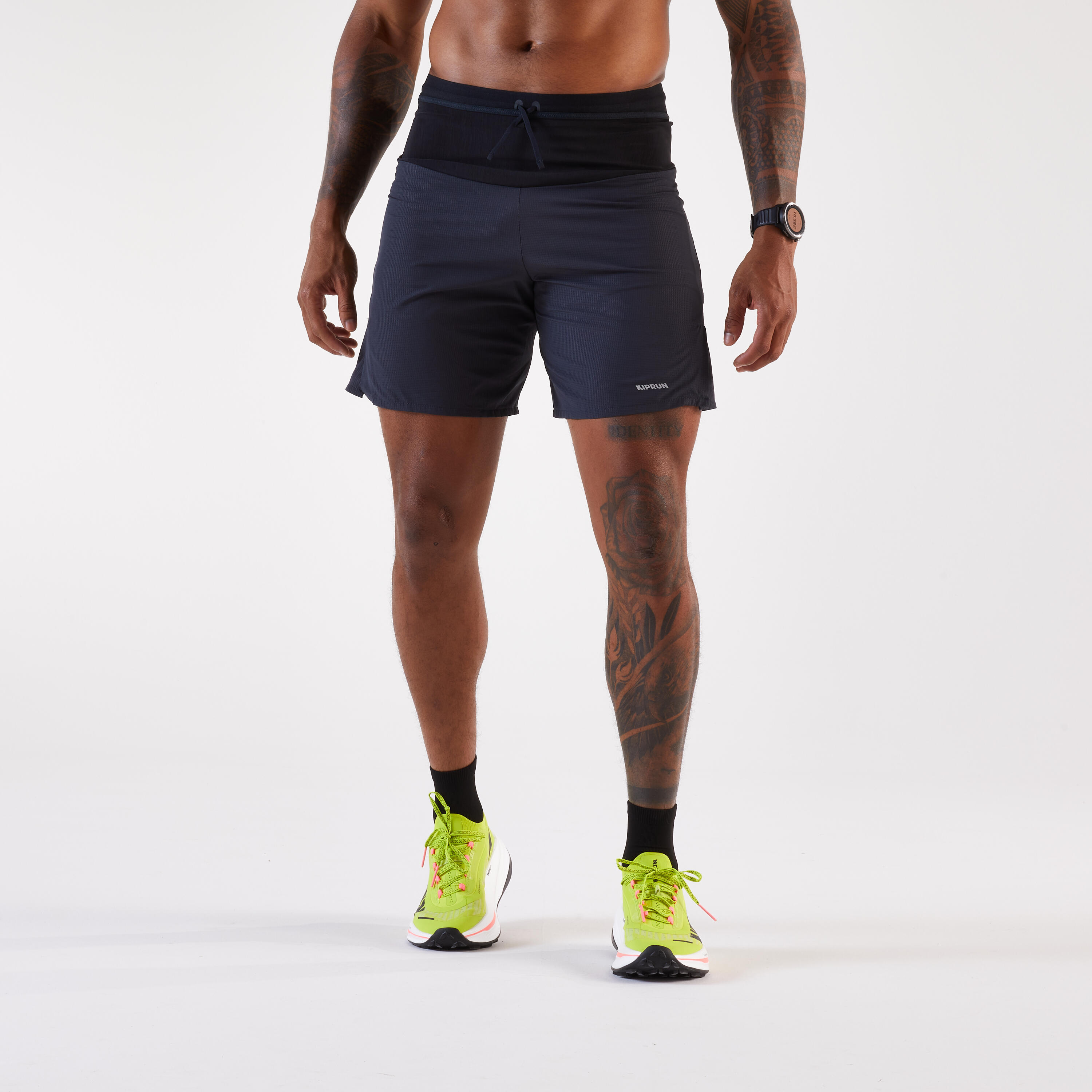 Men’s Trail Running Baggy Shorts - Dark Grey