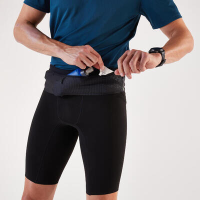 Marsupio running porta-flask nero