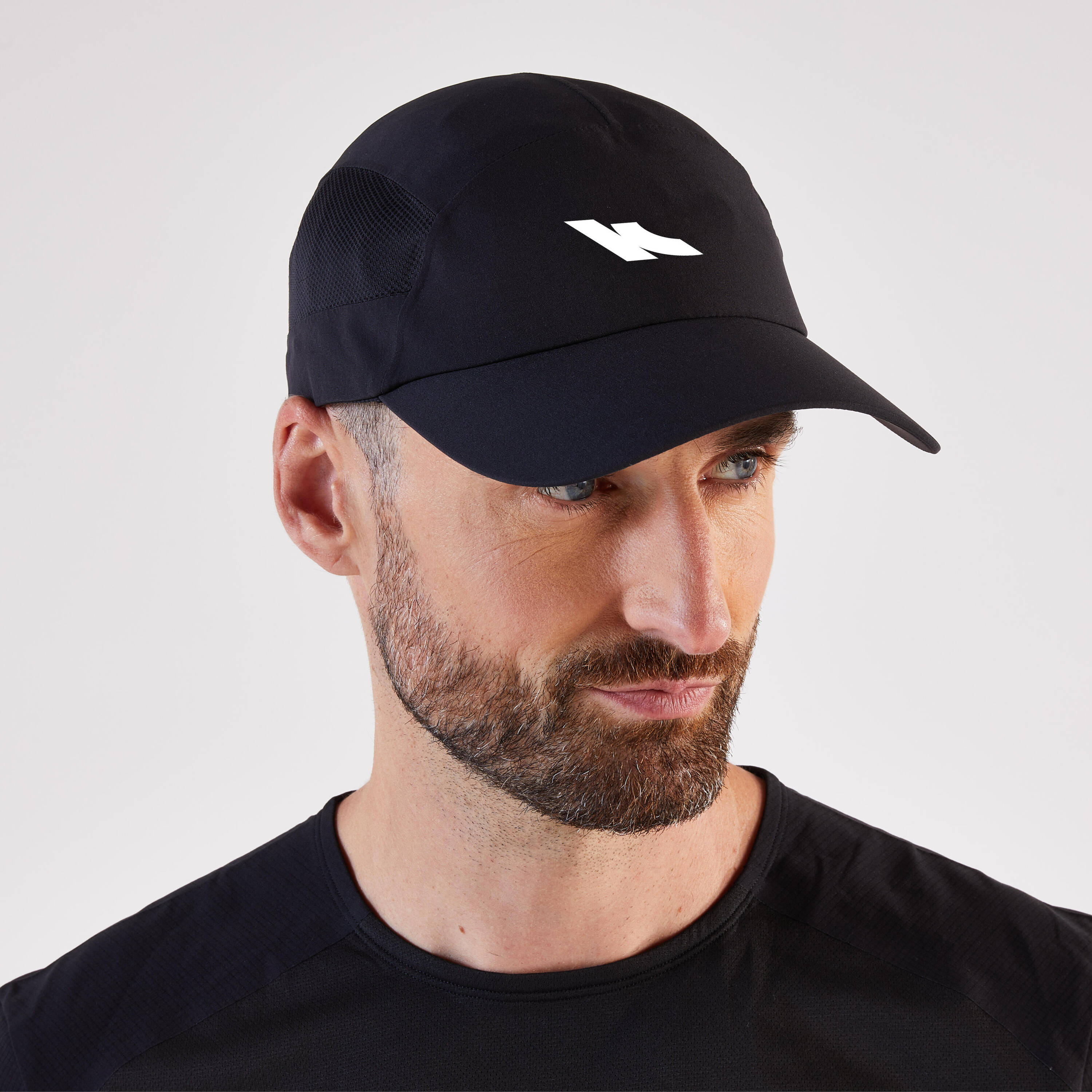 Unisex Adjustable Running Cap - Smoked Black -  1