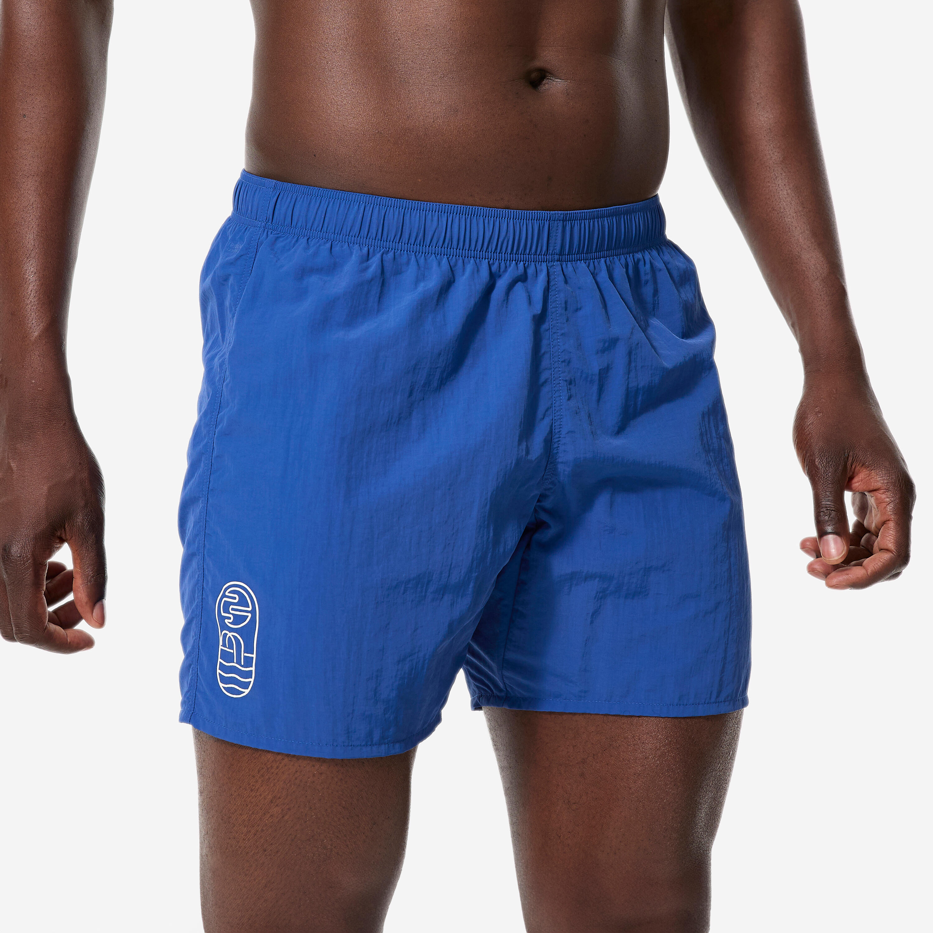 Men’s swim shorts, Basic new blue