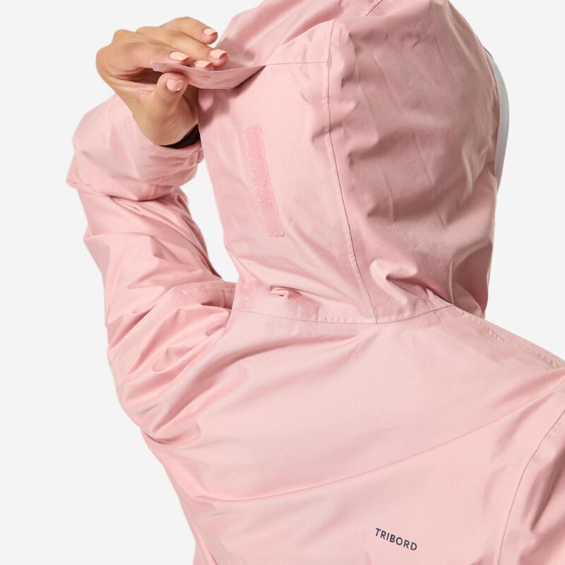 Kadın Rüzgar Kesen Yağmurluk - Pembe - Yelkenli 100