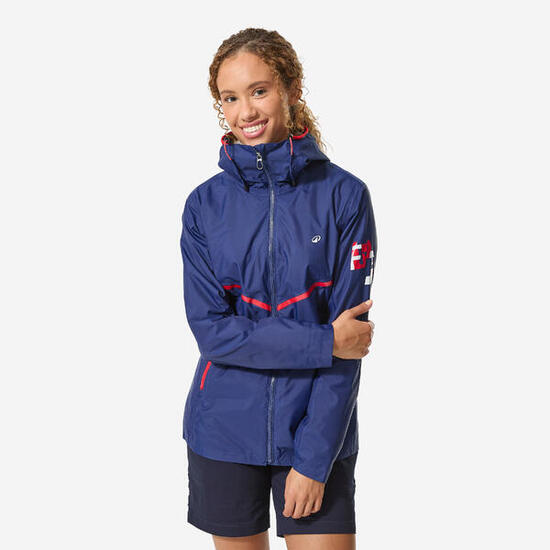 Veste de voile imperméable femme, 100 bleu FRA
