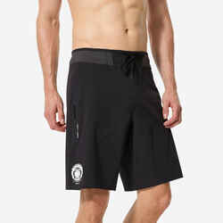 Boardshort surf short de bain long 20" homme, 900 Lnr ecl noir
