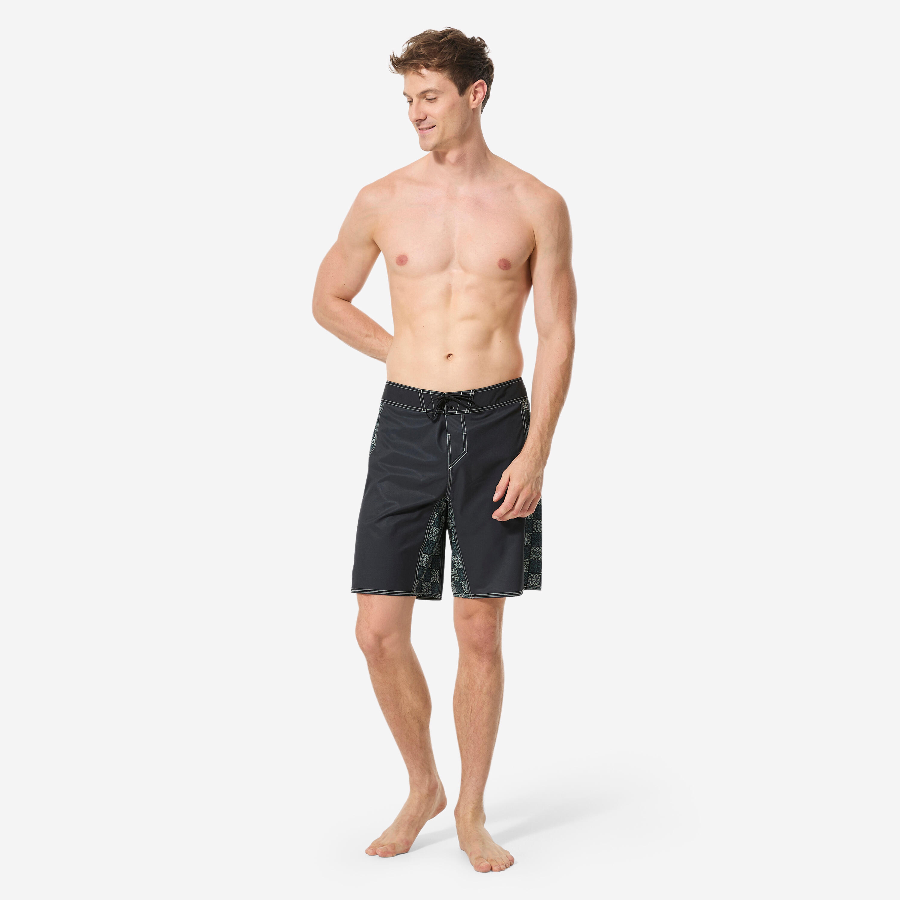 Short de surf long 19" homme, 500 2/7