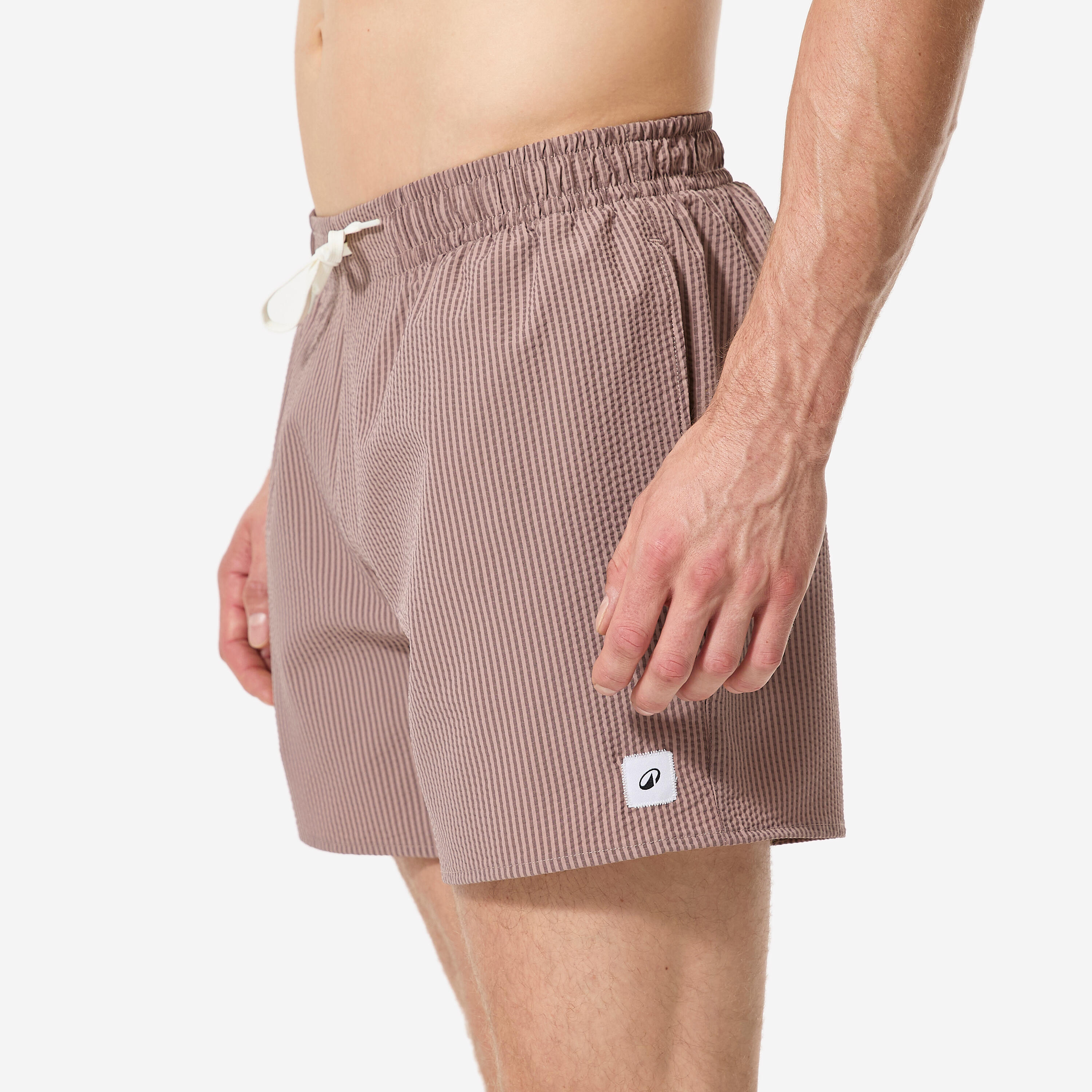 Costume mare surf uomo 100 marrone 4/11