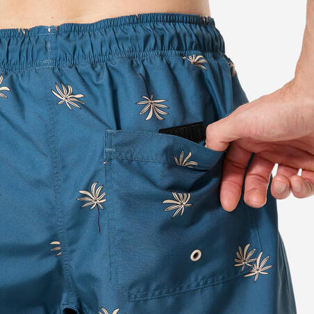 Шорти чоловічі 100 Cycas для серфінгу 15” сині