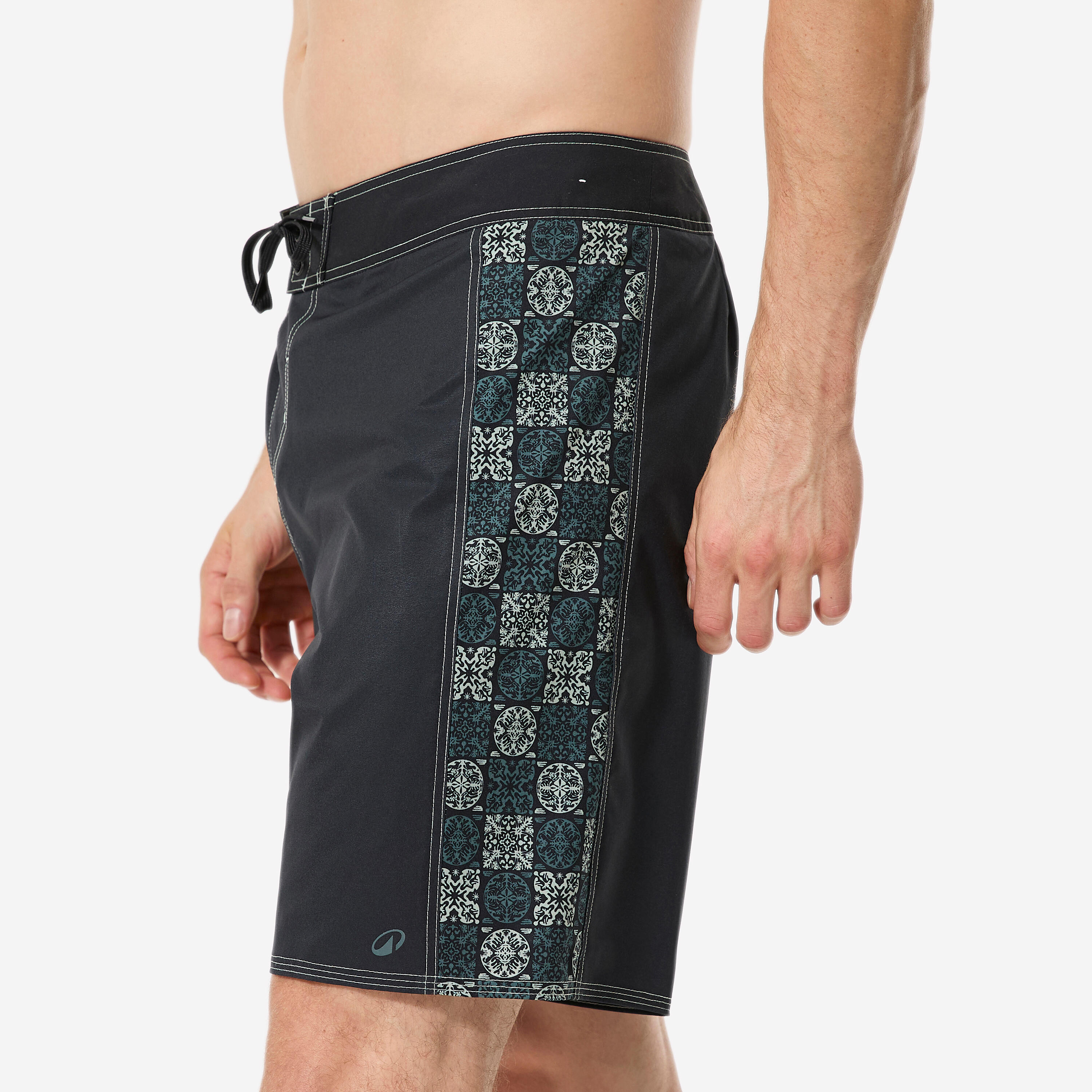 Short de surf long 19" homme, 500 4/7