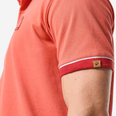 Поло чоловіче 100 для вітрильного спорту червоне