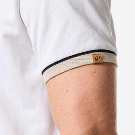 Поло чоловіче 100 для вітрильного спорту біле