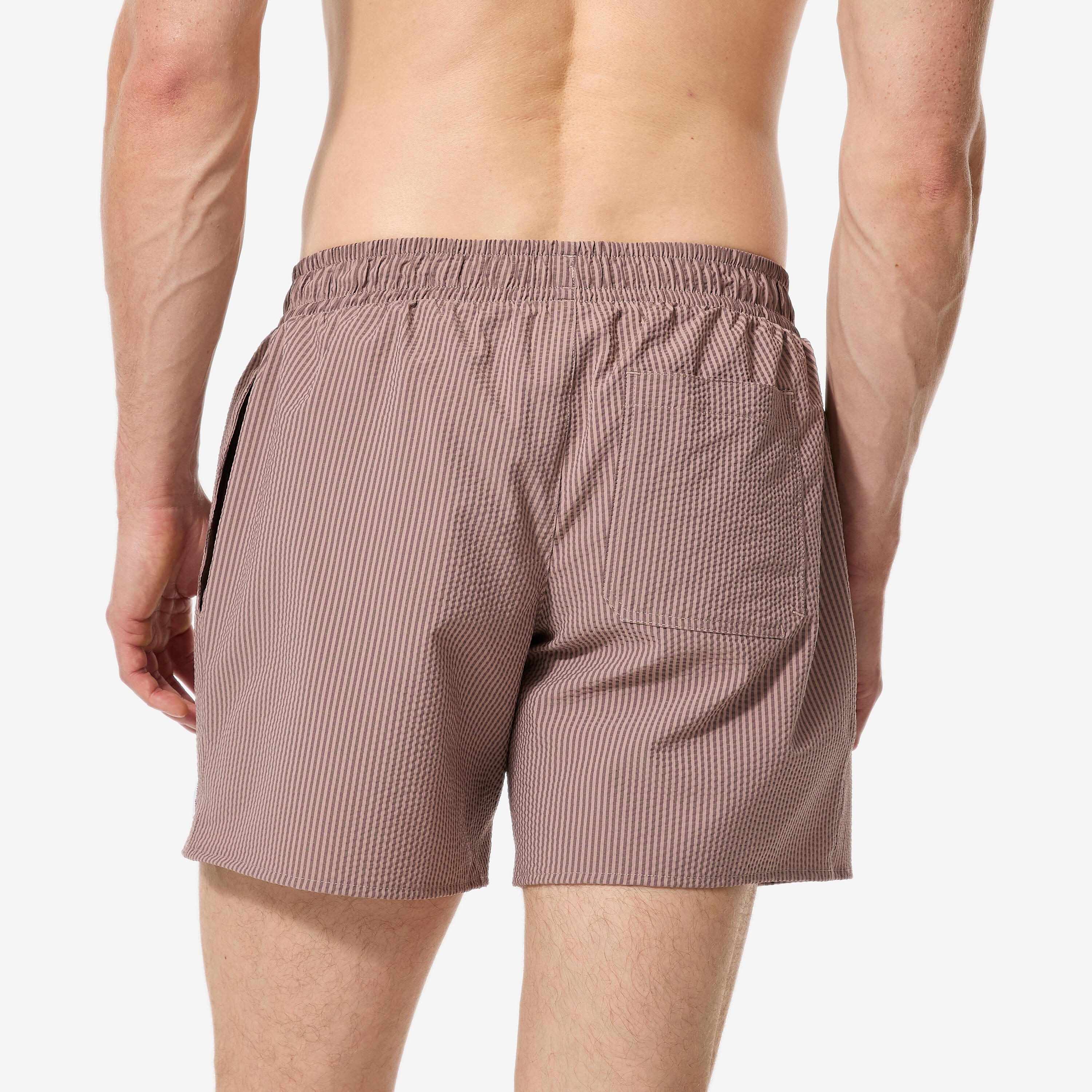 Costume mare surf uomo 100 marrone 3/11