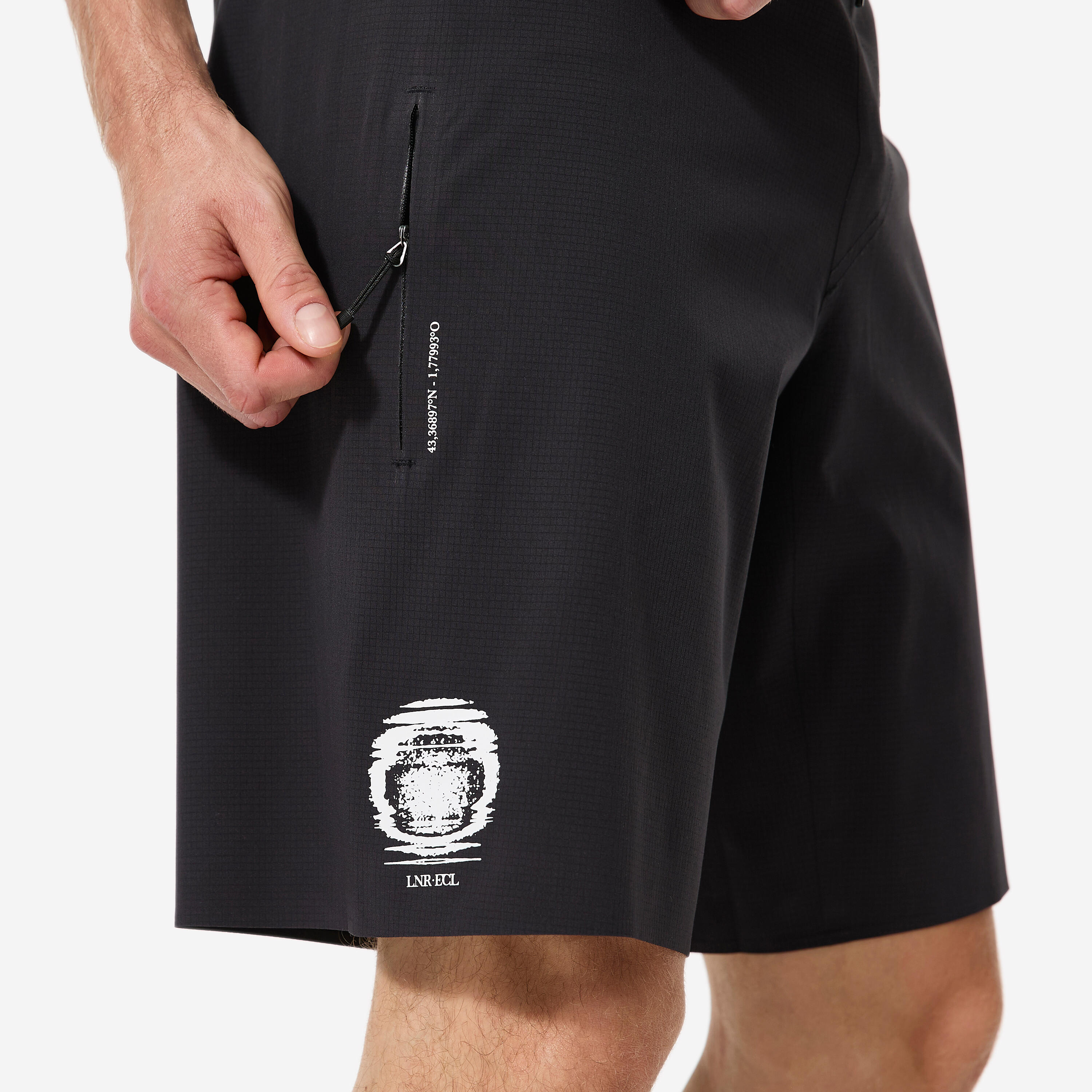 Calções de Banho Surf Compridos 20" 900 Lnr Ecl Homem Preto 7/9