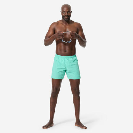 Шорти чоловічі Basic для плавання світло-зелені