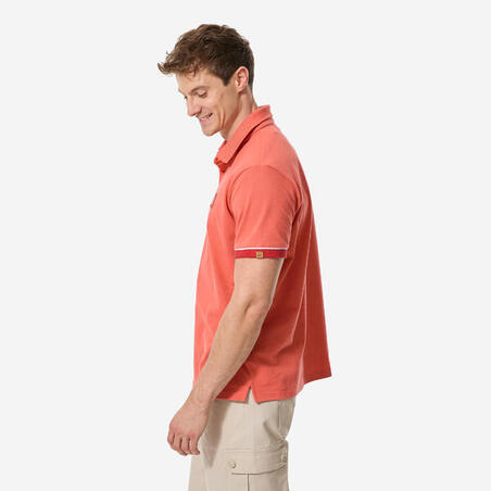 Поло чоловіче 100 для вітрильного спорту червоне