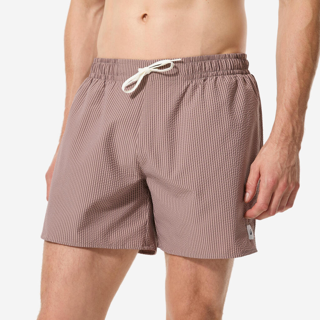 Men’s surfing boardshorts short surf shorts 15”, 100 Textured brown