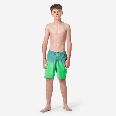Шорти подовжені для плавання для хлопців зелені