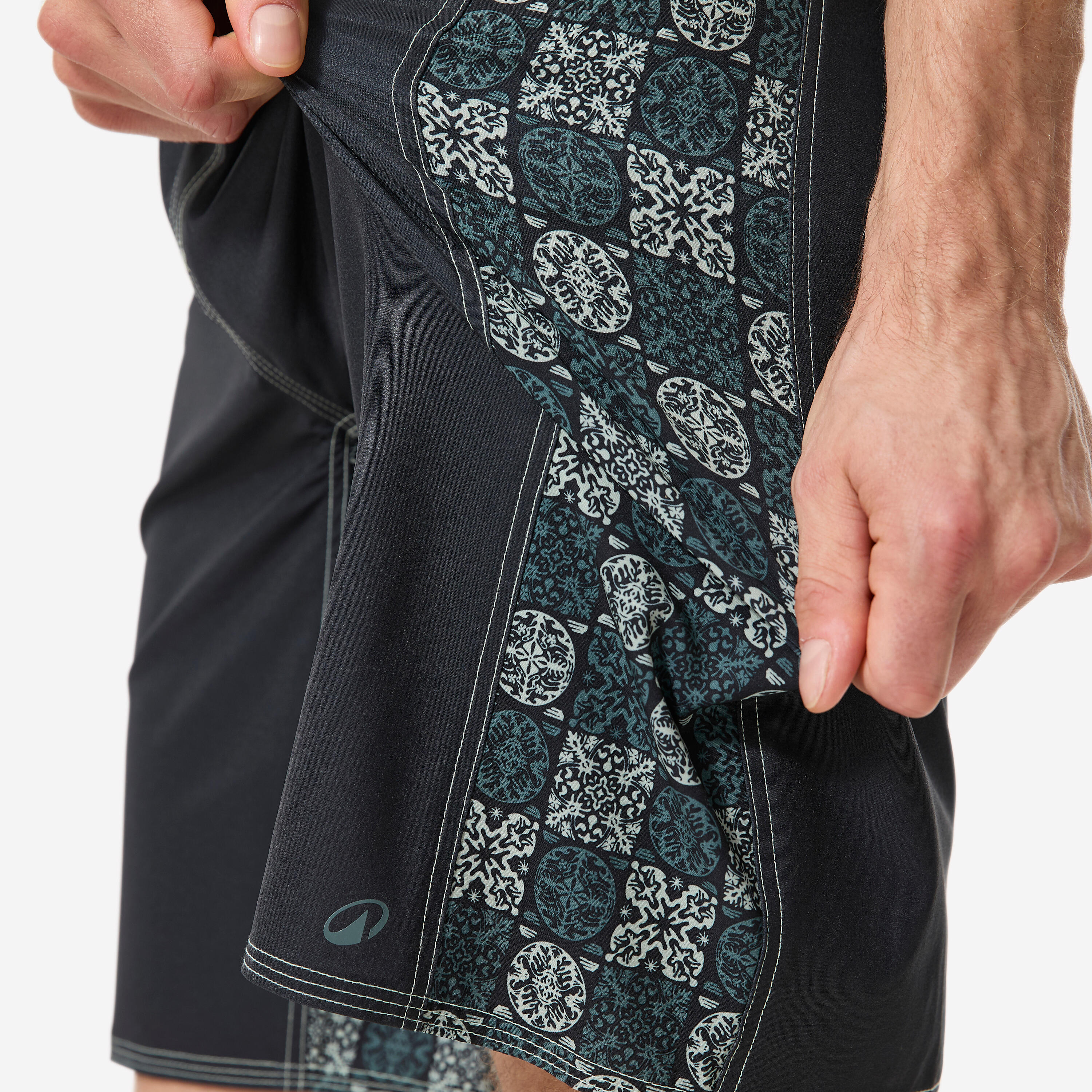 Short de surf long 19" homme, 500 6/7
