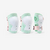 Set 3x2 protections roller trottinette skate enfant PLAY Menthe