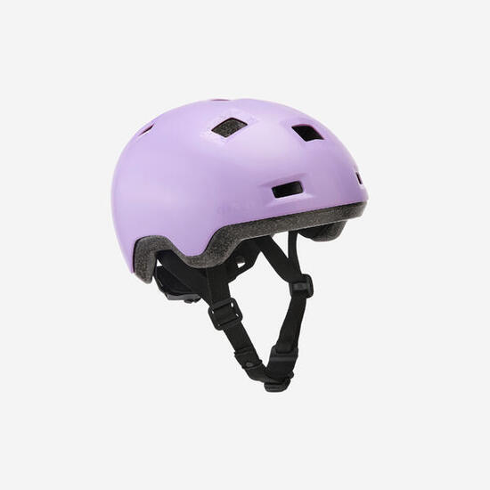 Casque enfant roller skateboard trottinette vélo B100 lila