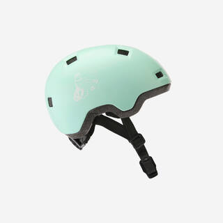 Kids' Inline Skating Skateboard Scooter Helmet B100 - Green