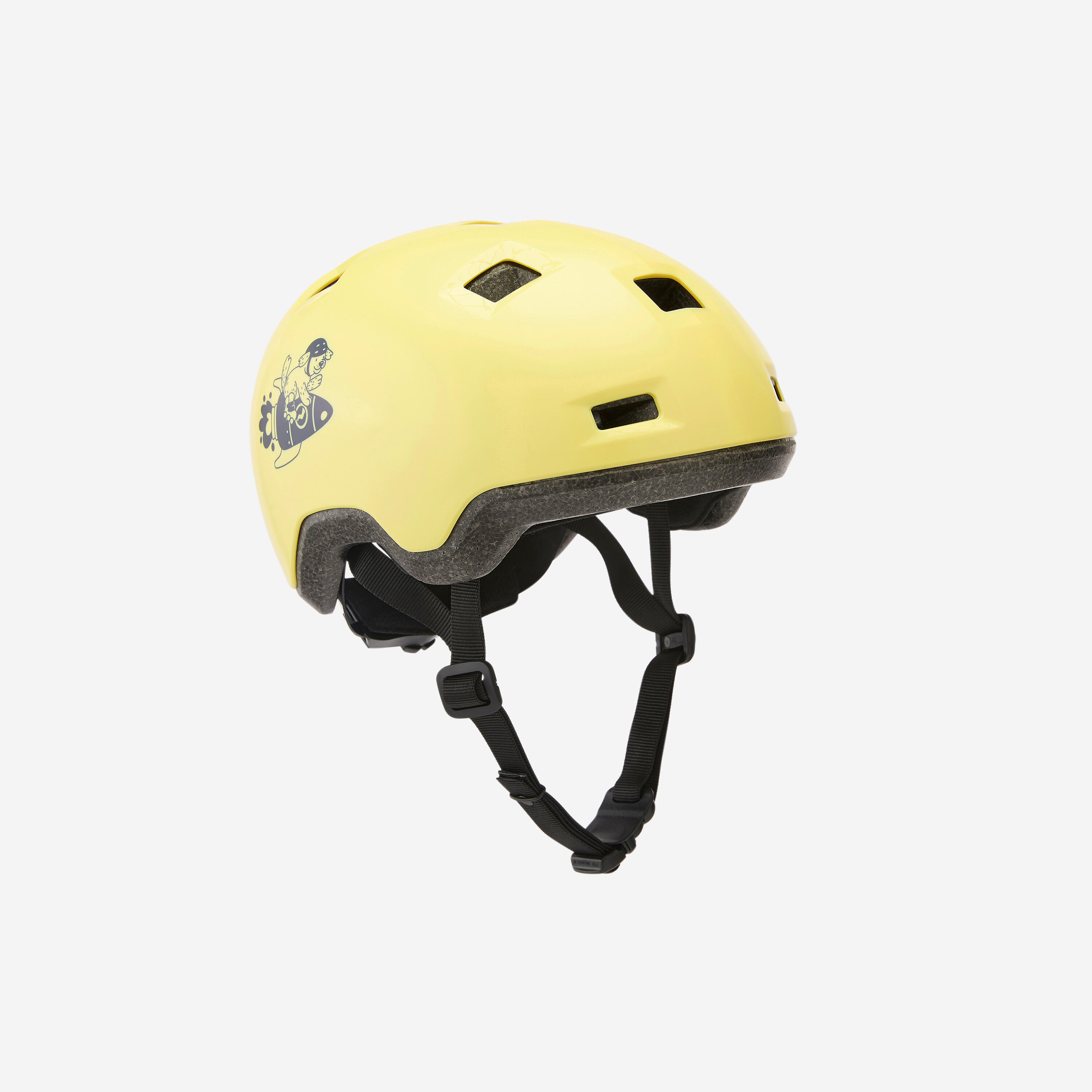 Kinderhelm für Inlineskates, Skateboard, Scooter und Velo B100 gelb 2/21