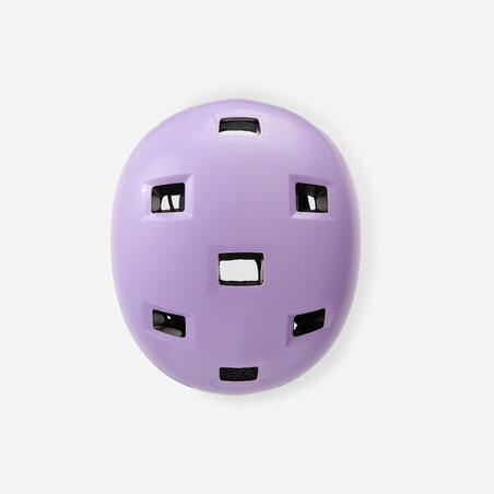 Шолом дитячий B100 для їзди на роликах, скейтборді, самокаті фіолетовий
