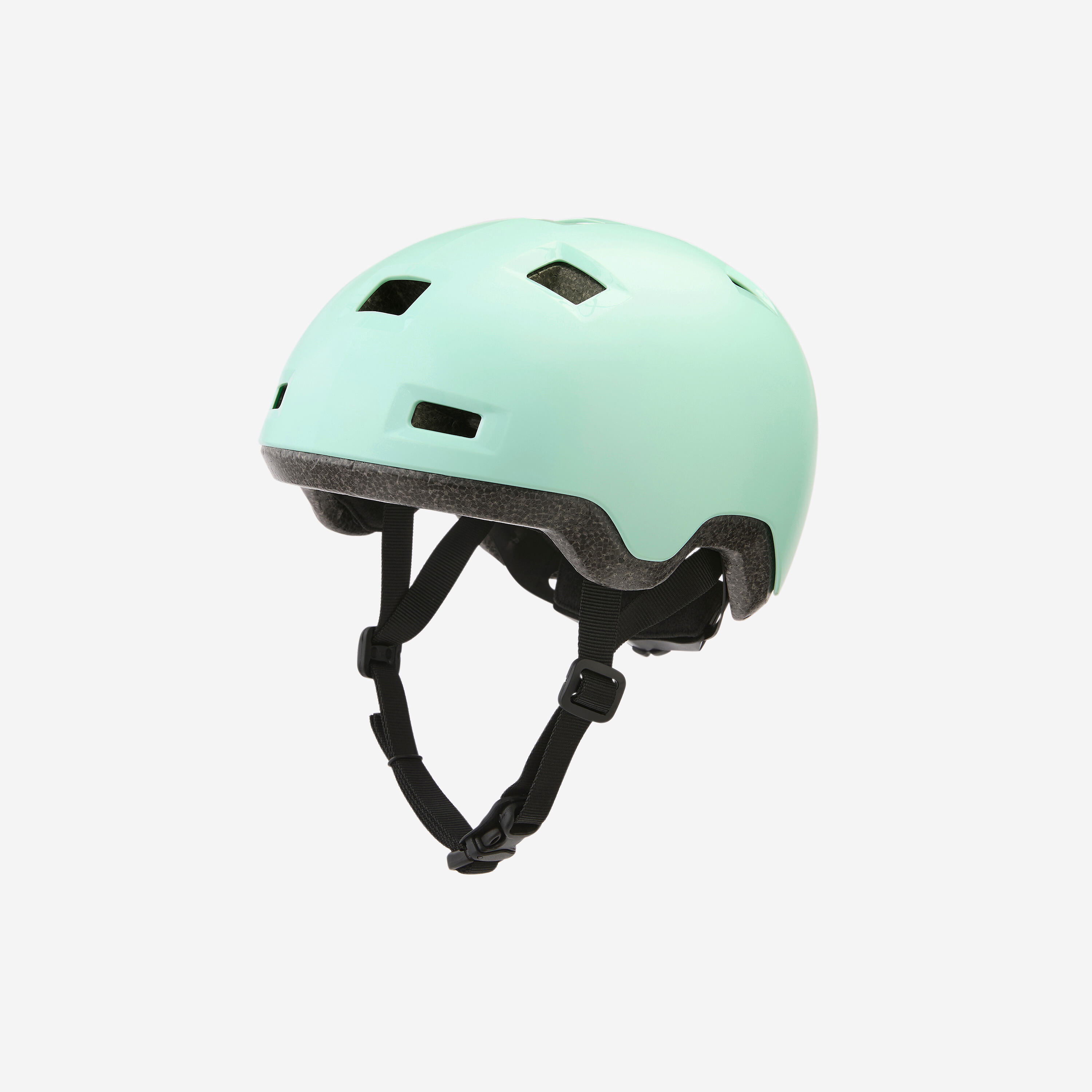 Kask dziecięcy do jazdy na rolkach, deskorolce, hulajnodze B100 zielony 4/19