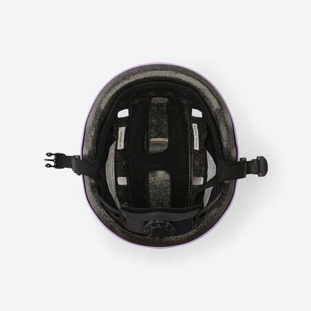 Шолом дитячий B100 для їзди на роликах, скейтборді, самокаті фіолетовий