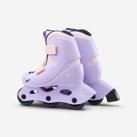 Роликові ковзани Learn 100 для дівчат світло-фіолетові
