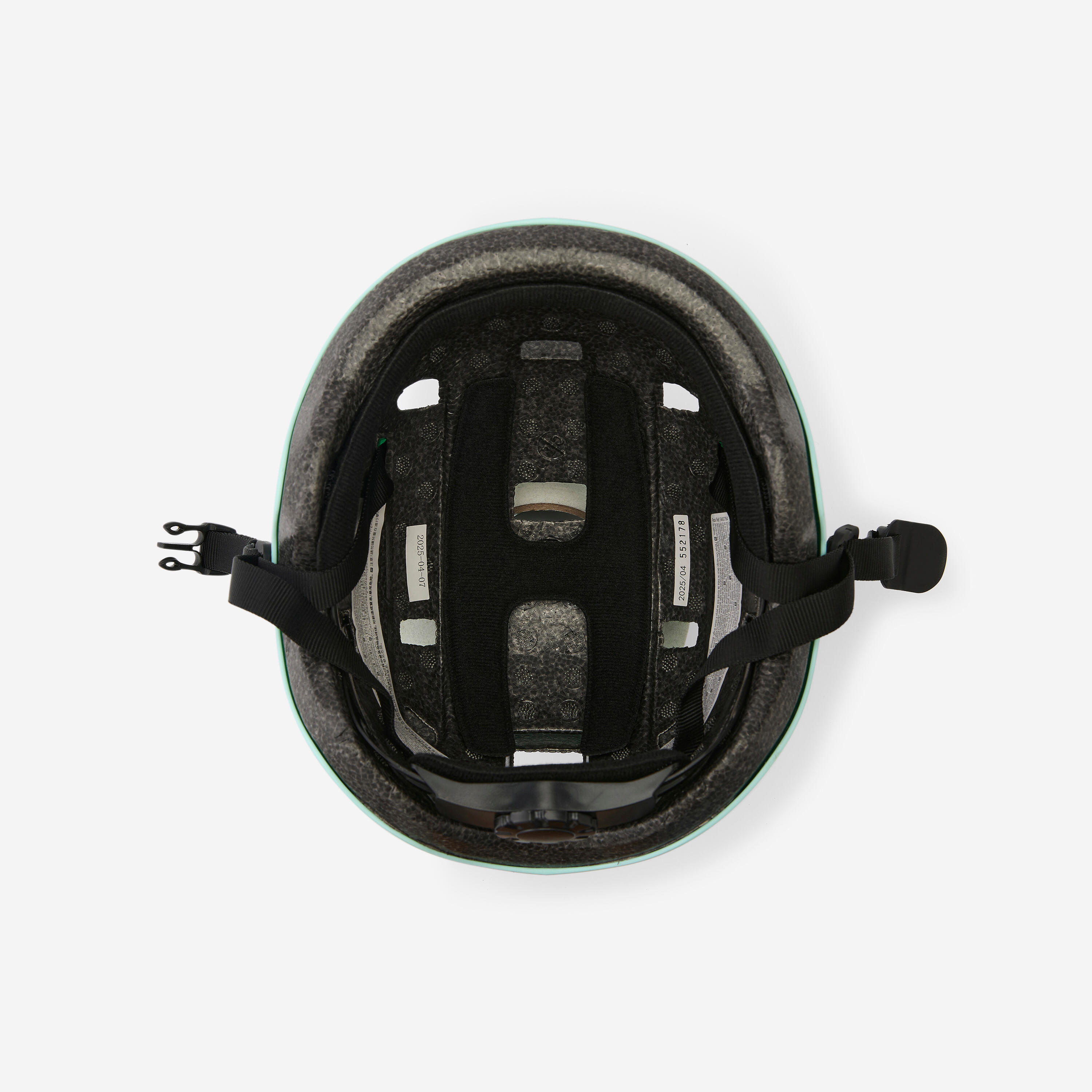 Kask dziecięcy do jazdy na rolkach, deskorolce, hulajnodze B100 zielony 7/19