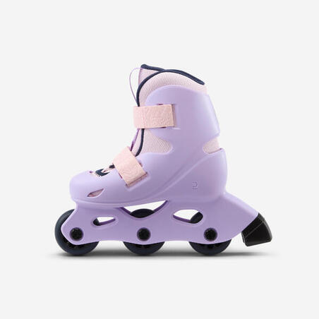 Роликові ковзани Learn 100 для дівчат світло-фіолетові