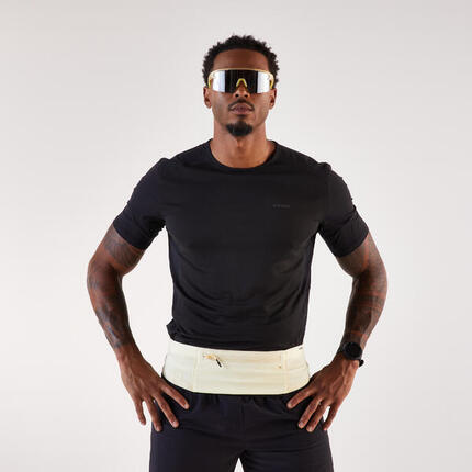 Ceinture de running smartphone Homme Femme -KIPRUN Basique 2 jaune