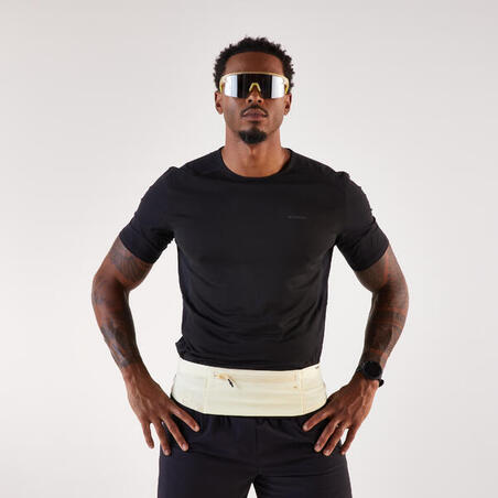 Пояс для бігу Kiprun Basique 2 для смартфону жовтий