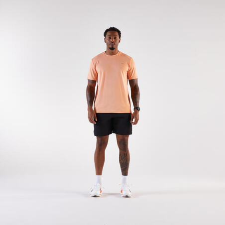 Футболка чоловіча Run 500 Dry для бігу помаранчева