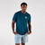 T-shirt de running Homme, Kiprun Run 500 graph bleu