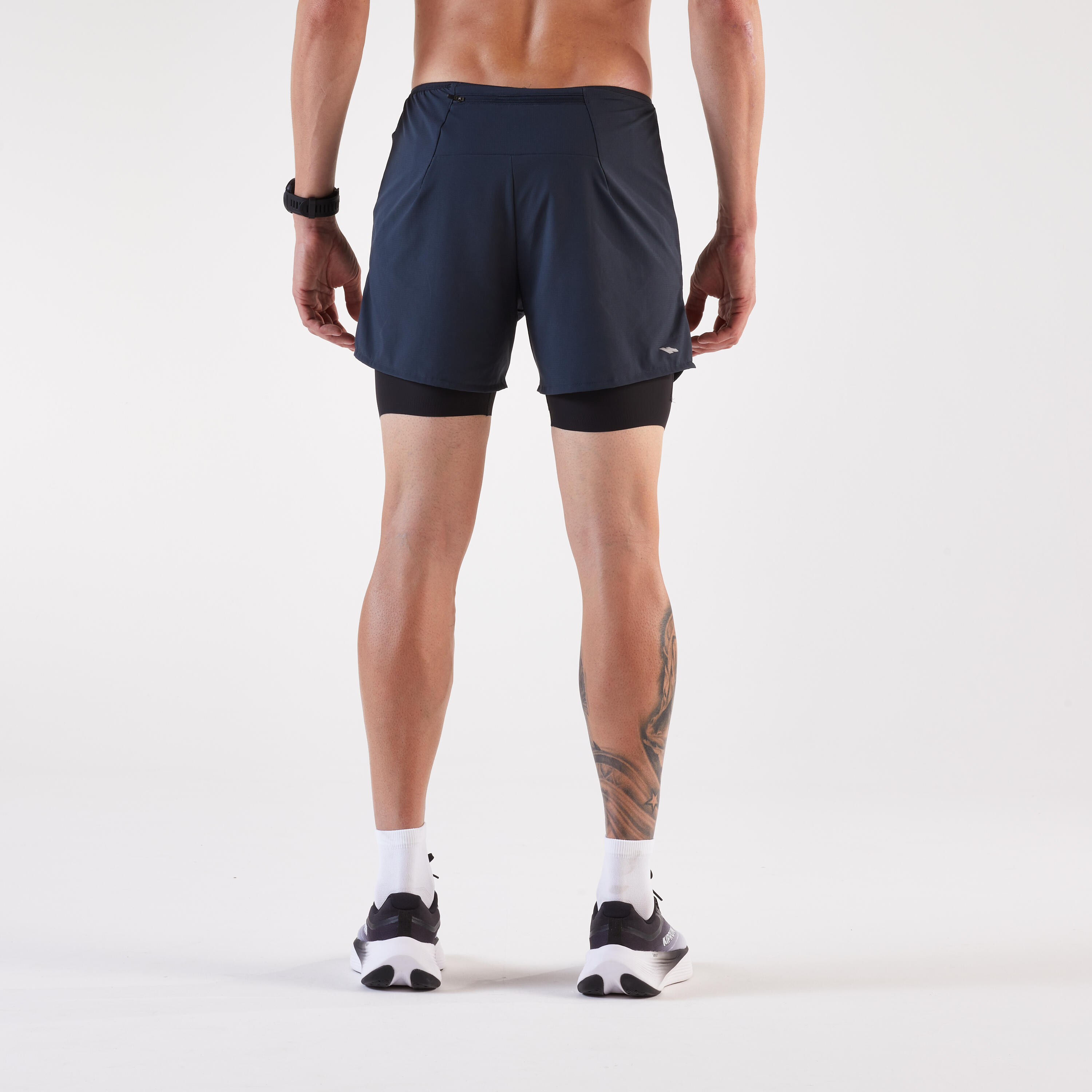 Men’s 2-in-1 Running Shorts, Run 500 Comfort - KIPRUN