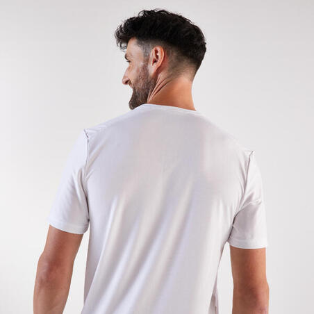 Футболка чоловіча Run 100 для бігу біла